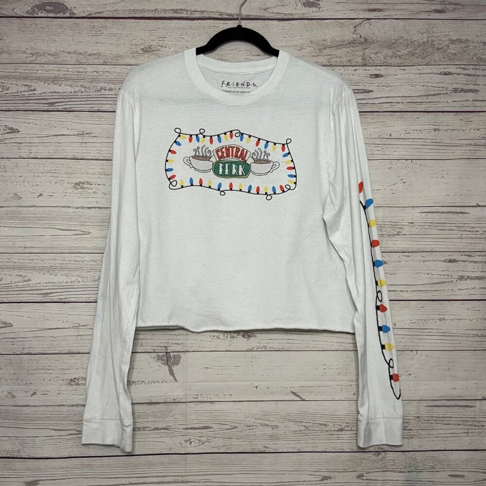 Friends Central Perk Cropped Long Sleeve Medium